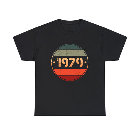 Vintage 1979 Limited Edition 1979 Birthday Shirts for Men Big and Tall Shirts for Men Plus Size