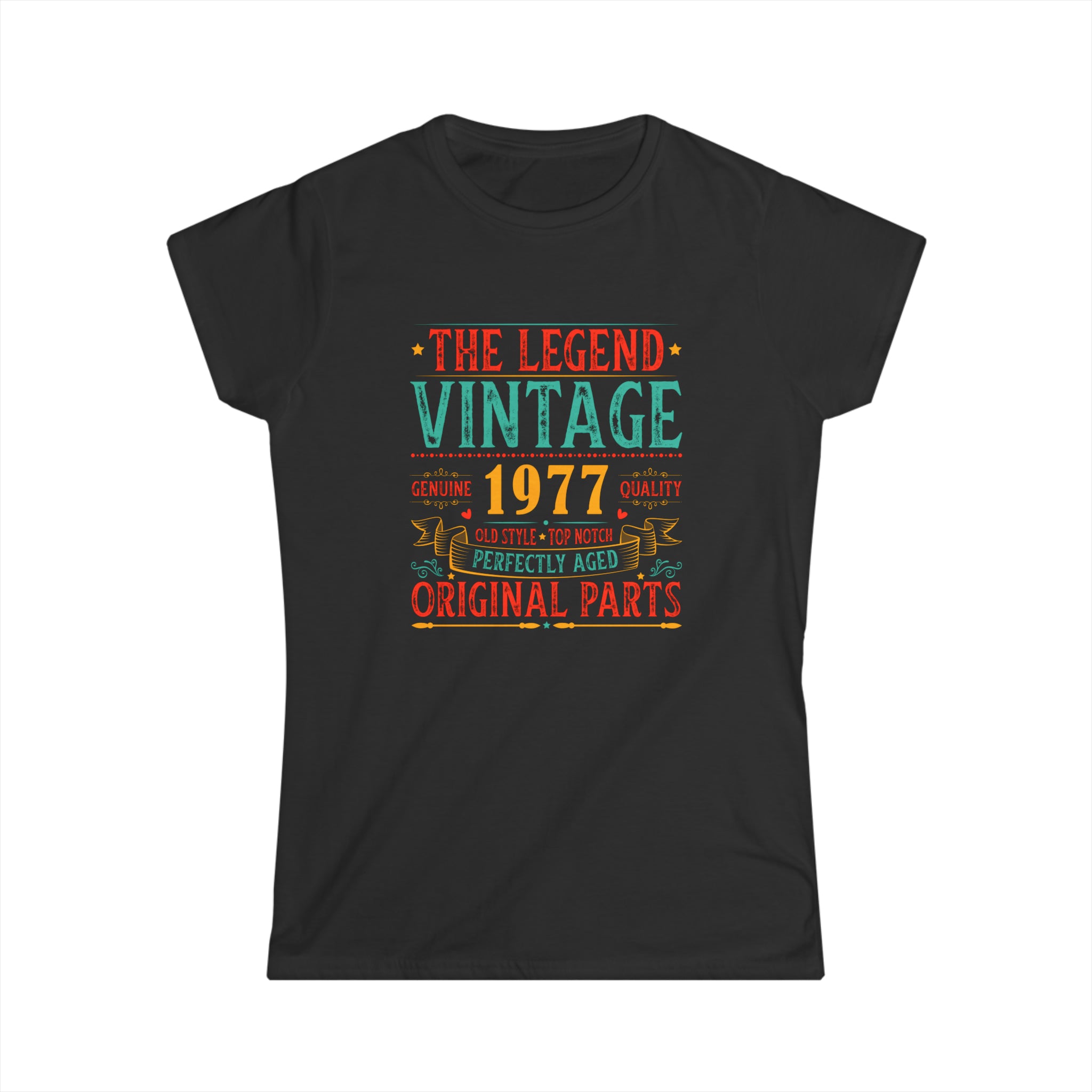 Vintage 1977 TShirt Women Limited Edition BDay 1977 Birthday Womens T Shirts