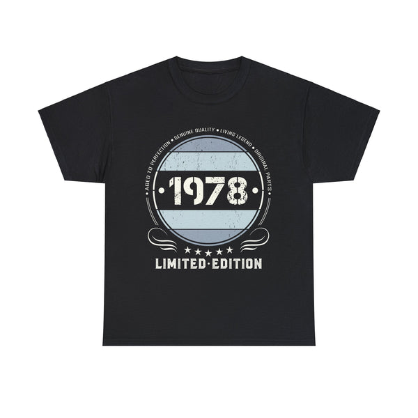 Vintage 1978 T Shirts for Men Retro Funny 1978 Birthday Big and Tall Tshirts Shirts for Men