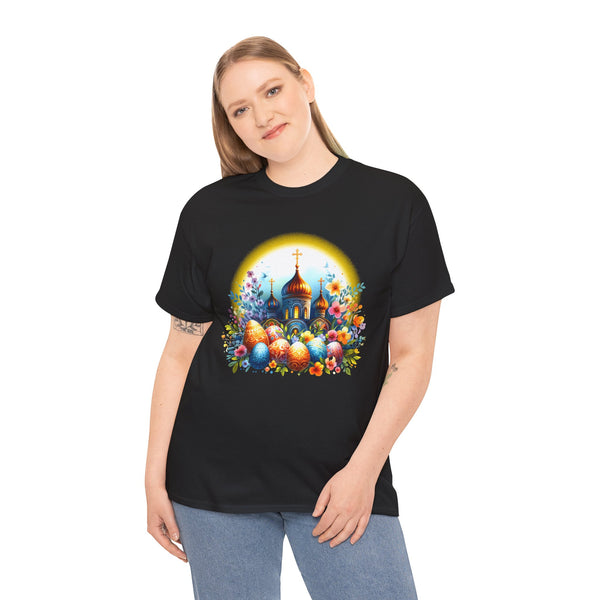 Christ is Risen Russian Greek Eastern Orthodox Pascha Easter Plus Size Shirts for Women