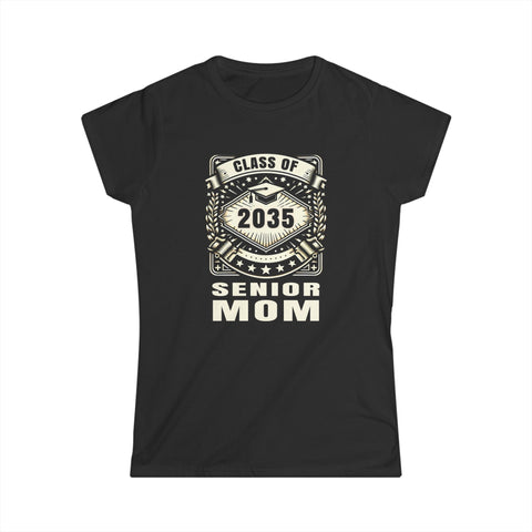 Senior 2035 Senior Mom Senior 2035 Parent Class of 2035 Shirts for Women