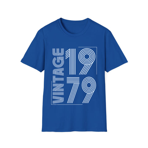 Vintage 1979 T Shirts for Men Retro Funny 1979 Birthday Mens T Shirts