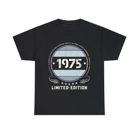 Vintage 1975 T Shirts for Men Retro Funny 1975 Birthday Big and Tall Shirts for Men Plus Size