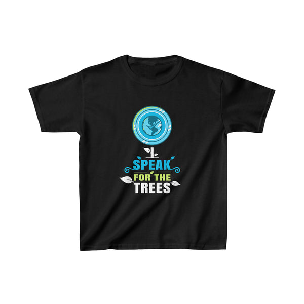 I Speak For Trees Earth Day Save Earth Inspiration Hippie Shirts for Girls