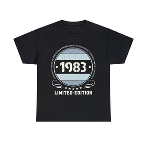Vintage 1983 T Shirts for Men Retro Funny 1983 Birthday Big and Tall Tshirts Shirts for Men