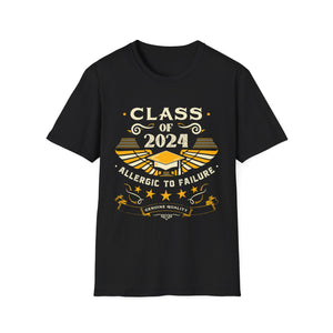 Class of 2024 Grow With Me First Day of School Graduation Men Shirts