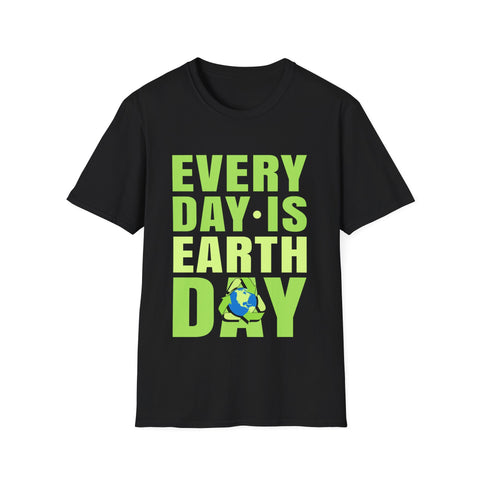 Earth Day Everyday for Earth Day Environmental Save Environment Mens Tshirts