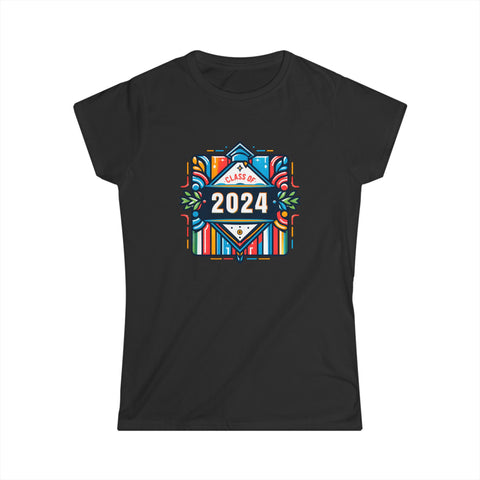 Class of 2024 College University High School Future Graduate Womens Shirt