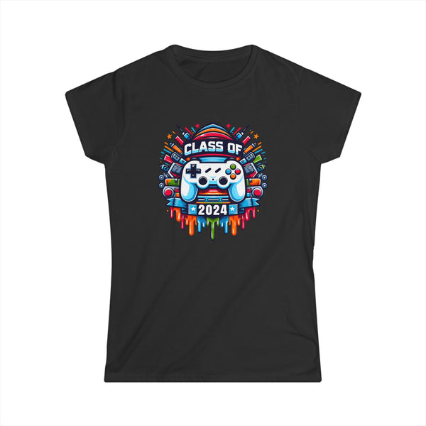 Senior 24 Class of 2024 Back to School Graduation 2024 Womens T Shirts