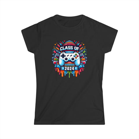 Senior 24 Class of 2024 Back to School Graduation 2024 Womens T Shirts