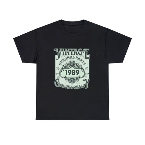 Vintage 1989 TShirt Men Limited Edition BDay 1989 Birthday Mens T Shirts Plus Size Big and Tall