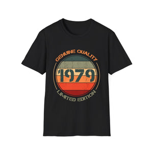 Vintage 1979 T Shirts for Men Retro Funny 1979 Birthday Mens Shirt