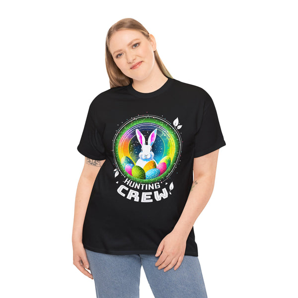 Matching Family Easter Egg Hunting Crew Women Men Easter Tshirts Shirts for Women Plus Size