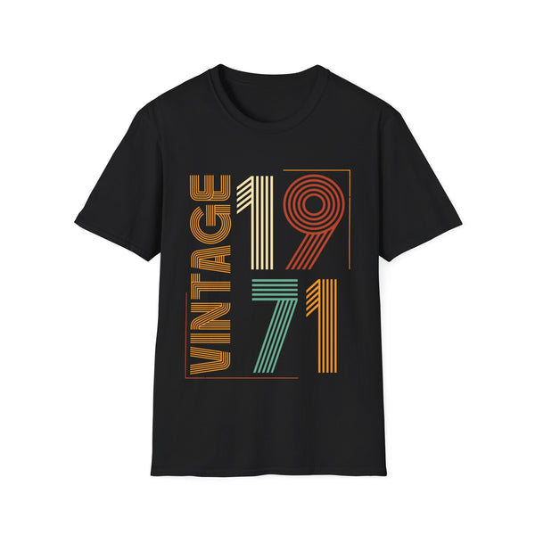 Vintage 1971 TShirt Men Limited Edition BDay 1971 Birthday Men Shirts