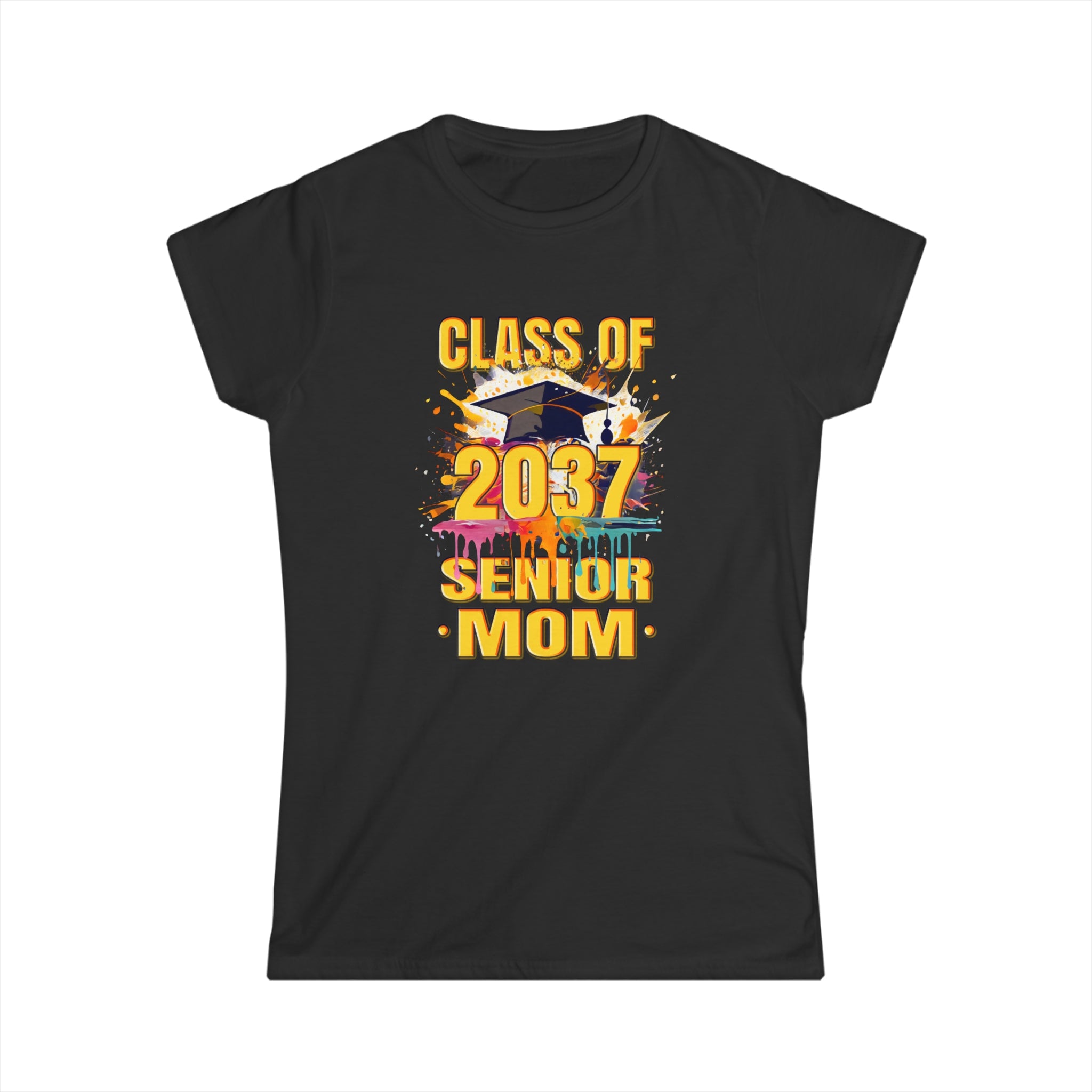 Senior Mom 2037 Proud Mom Class of 2037 Mom of the Graduate Women Shirts