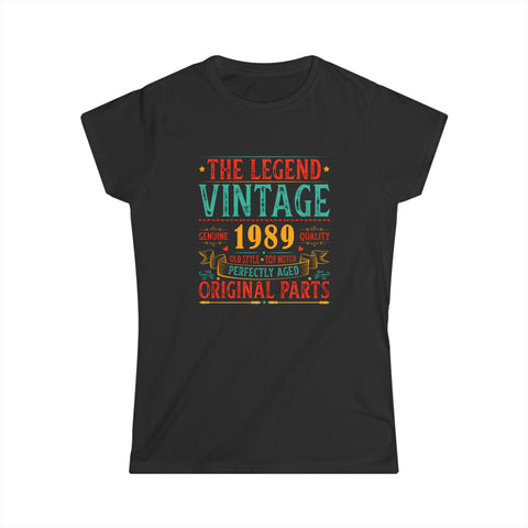 Vintage 1989 TShirt Women Limited Edition BDay 1989 Birthday Womens Shirts