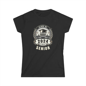 Senior 2024 Class of 2024 for College High School Senior Womens Shirt