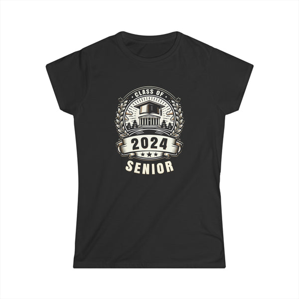 Senior 2024 Class of 2024 for College High School Senior Womens Shirt