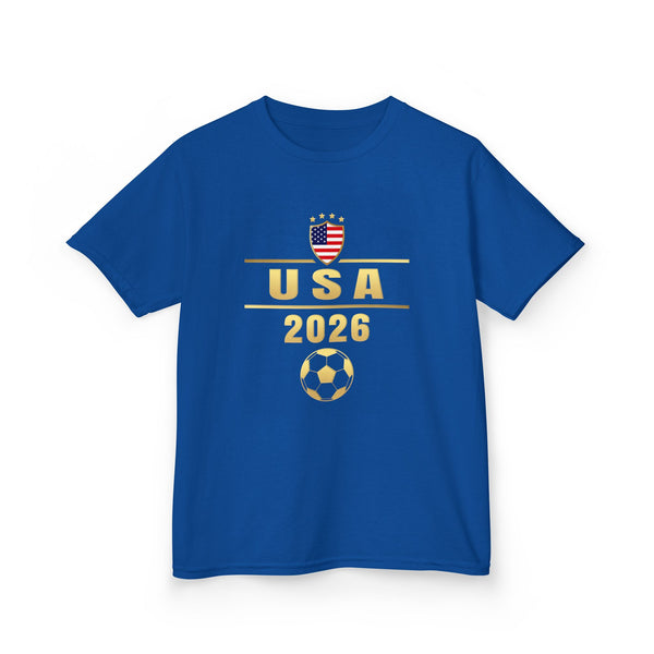 USA 2026 United States Sport USA Team 2026 Player 2026 USA T-Shirts for Kids Boys Girls