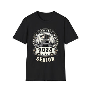 Senior 2024 Class of 2024 for College High School Senior Mens Shirt