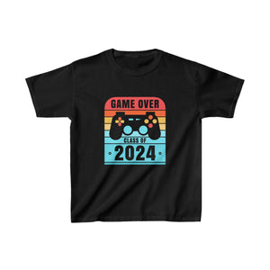 Game Over Class Of 2024 Shirt Students Funny Graduation Boys Tshirts
