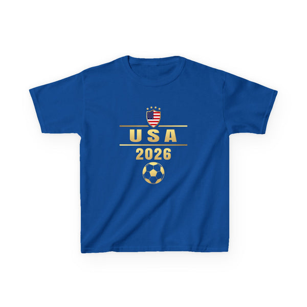 USA 2026 United States Sport USA Team 2026 Player 2026 USA T-Shirts for Kids Boys Girls