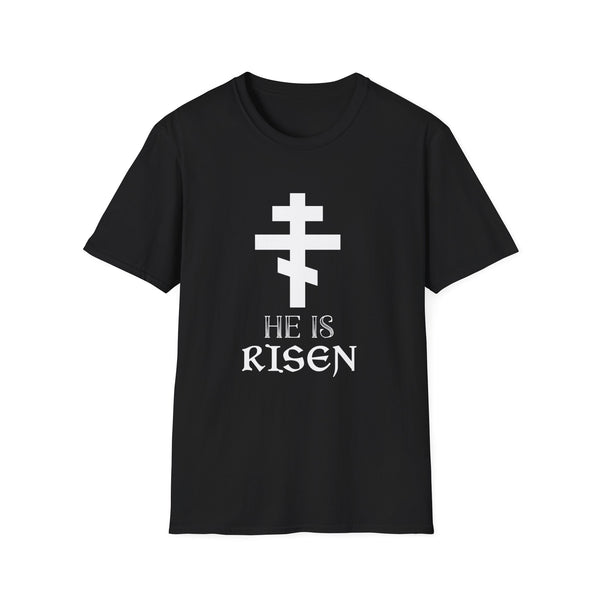 Happy Easter Jesus He Has Risen Orthodox Christian Easter Mens Tshirts