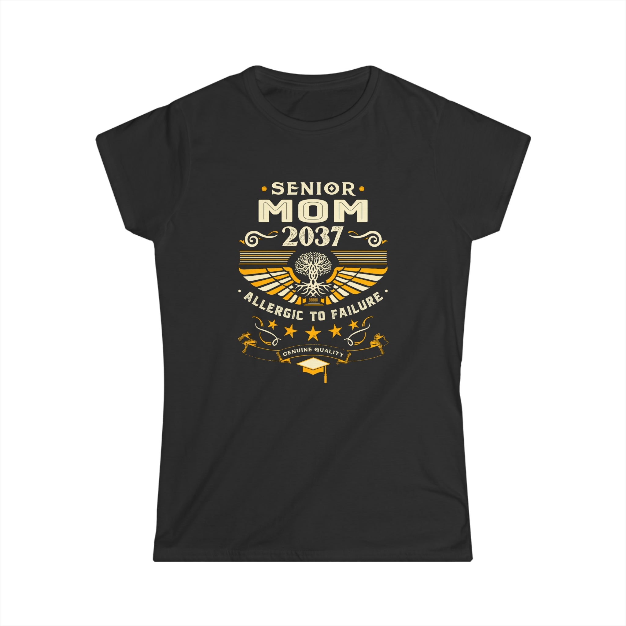 Proud Senior Mom Shirt Class of 2037 Decorations 2037 Womens T Shirts