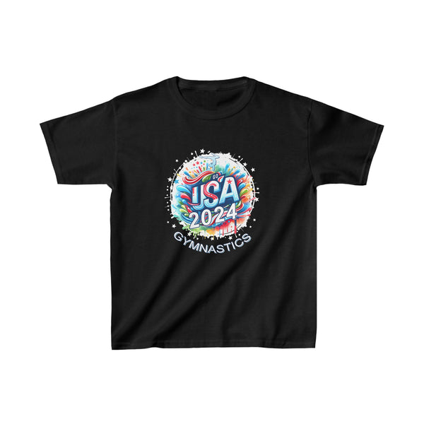 USA 2024 Games United States Gymnastics America 2024 USA Girls T Shirts