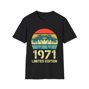 Vintage 1971 Birthday Shirts for Men Funny 1971 Birthday Mens Shirt