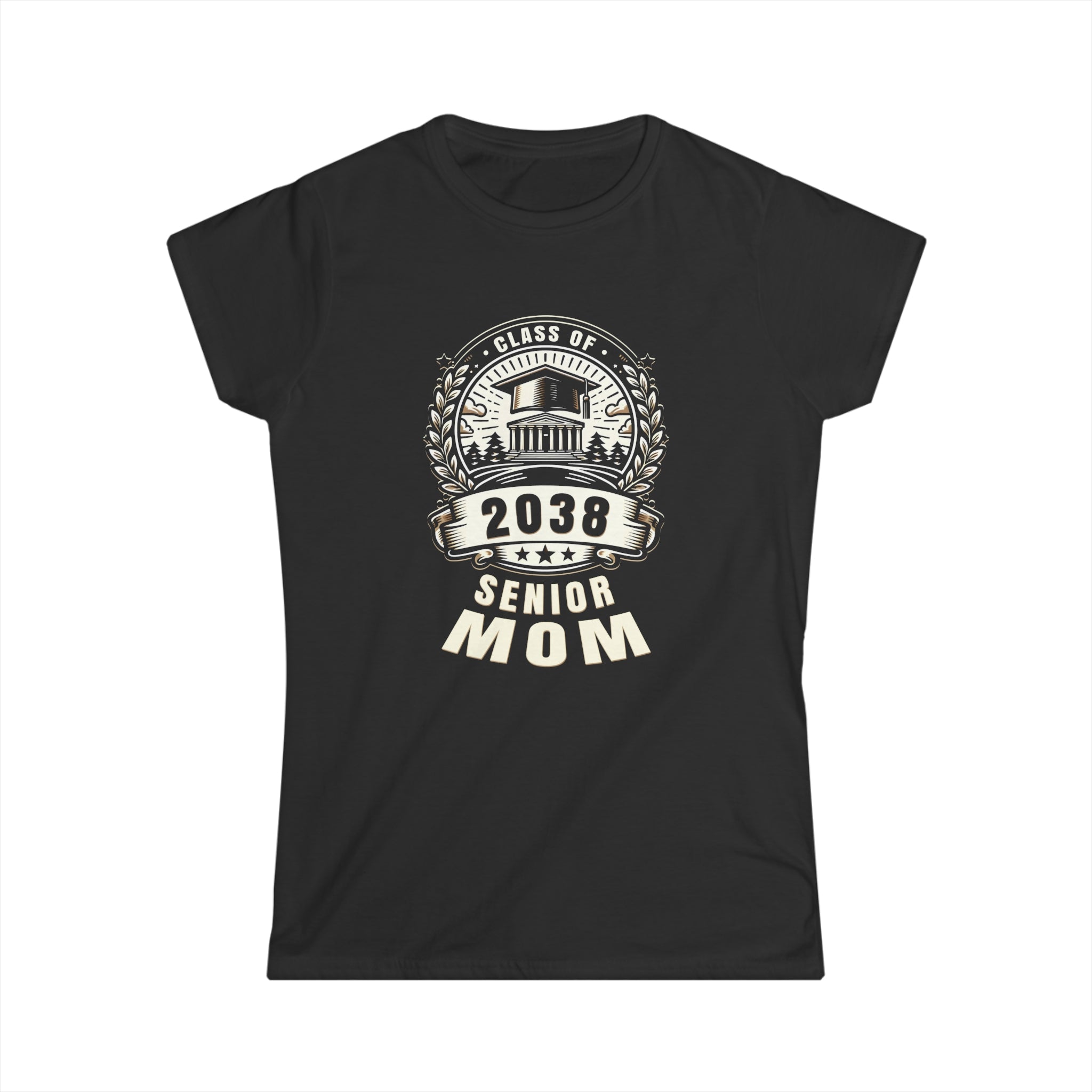 Senior 2038 Class of 2038 for College High School Senior Mom Womens Shirt