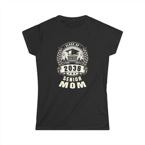 Senior 2038 Class of 2038 for College High School Senior Mom Womens Shirt