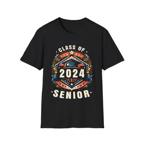 Senior 2024 Class of 2024 Senior 20224 Graduation 2024 Men Shirts