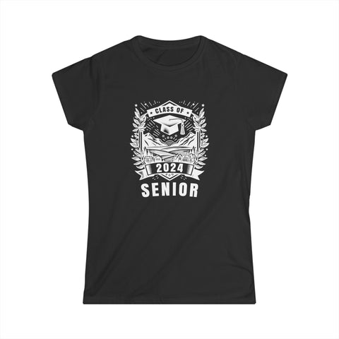 Senior 2024 Class of 2024 Senior 20224 Graduation 2024 Women Shirts