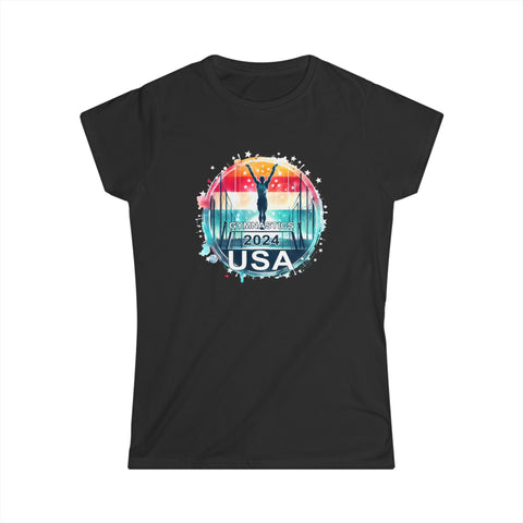 USA 2024 Games United States Sport 2024 USA Mens Gymnastics Womens T Shirt