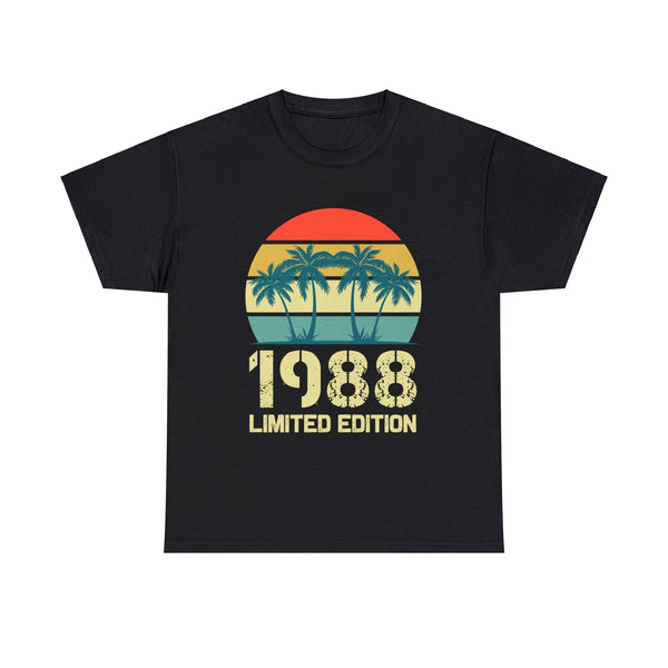 Vintage 1988 Birthday Shirts for Men Funny 1988 Birthday Mens Tshirts for Men Big and Tall