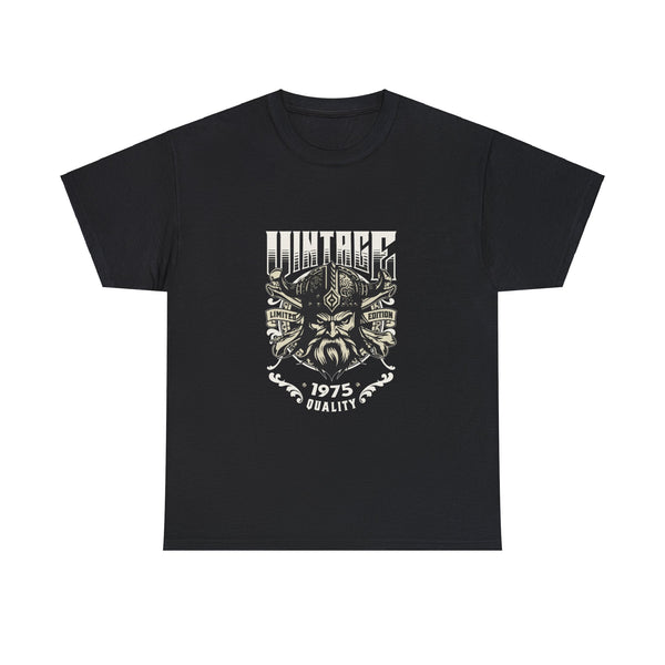 Vintage 1975 T Shirts for Men Retro Funny 1975 Birthday Mens Tshirts for Men Big and Tall
