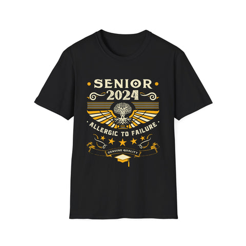 Class of 2024 Graduation School Vintage Senior 2024 Mens Tshirts