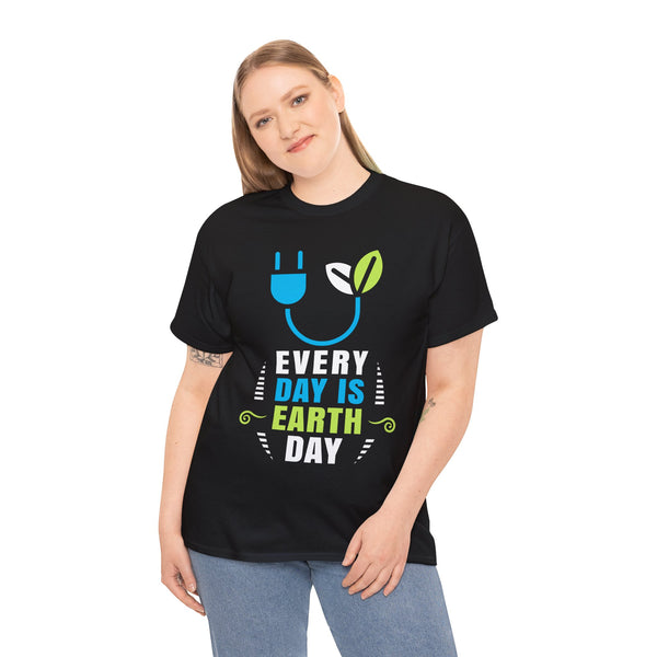 Environmental Crisis Planet Activism Everyday is Earth Day Plus Size Shirts for Women