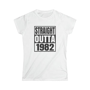 Vintage 1982 TShirt Women Limited Edition BDay 1982 Birthday Womens T Shirts