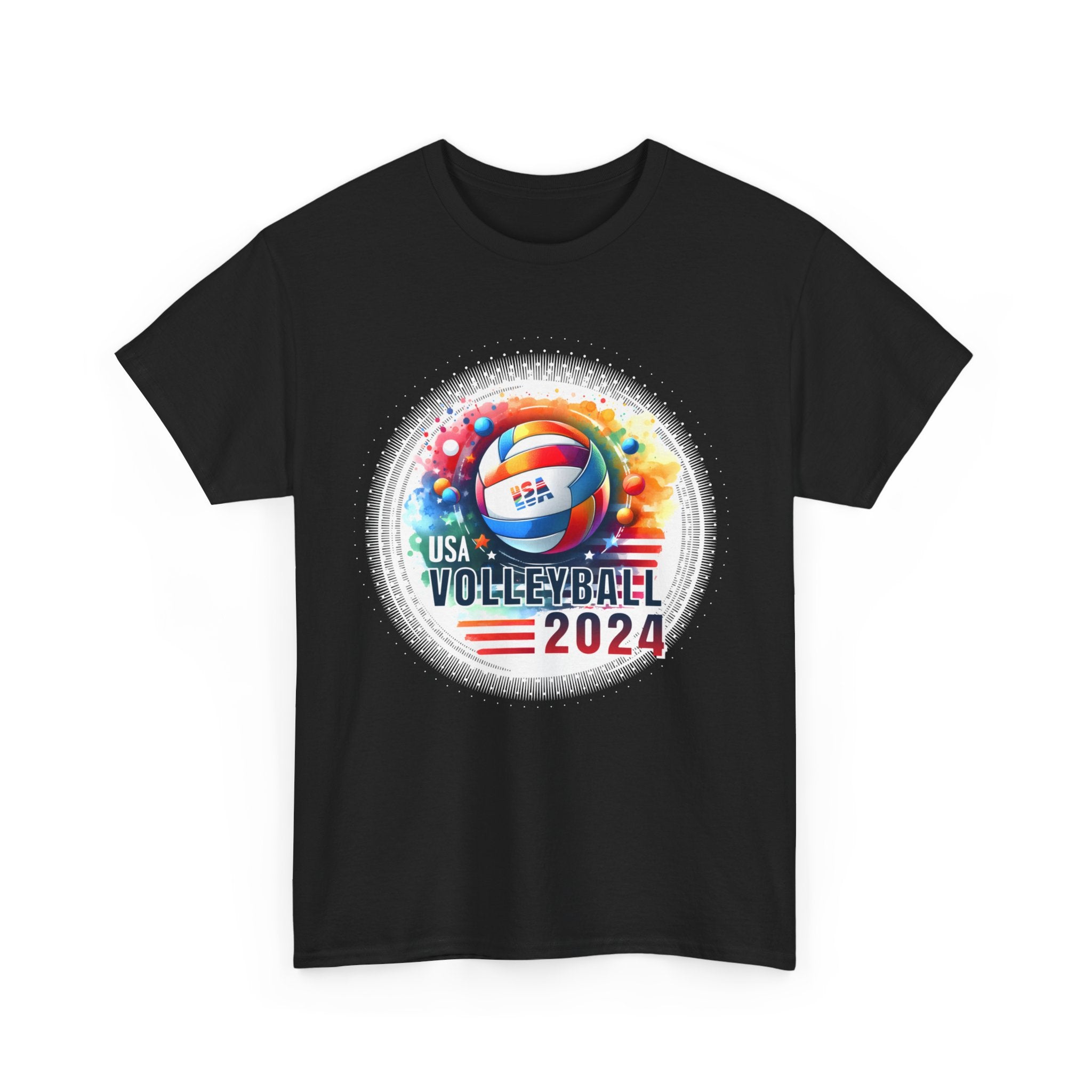 USA 2024 Summer Games Volleyball America Sports 2024 USA Shirts for Men Plus Size Big and Tall