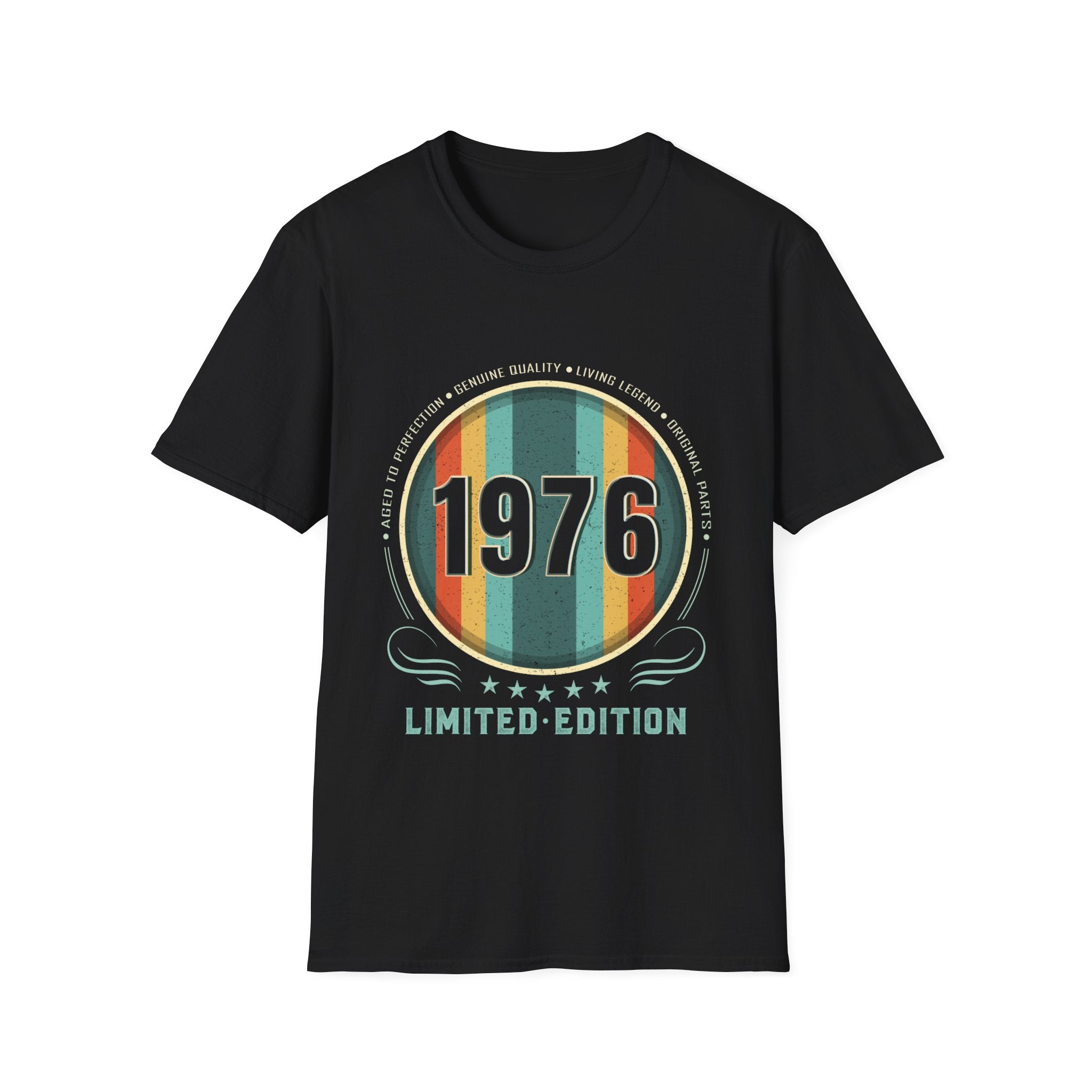 Vintage 1976 TShirt Men Limited Edition BDay 1976 Birthday Mens Tshirts