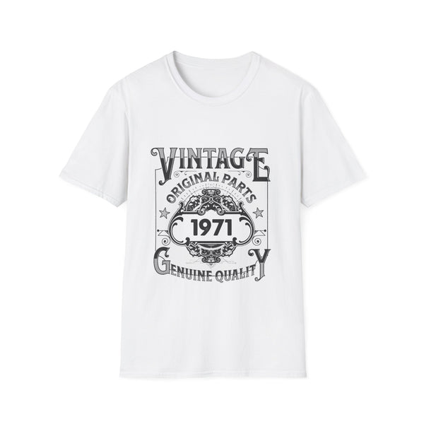 Vintage 1971 TShirt Men Limited Edition BDay 1971 Birthday Men Shirts