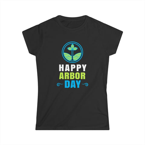 Happy Arbor Day Shirt Earth Day Shirt Tree Planting Women Tops