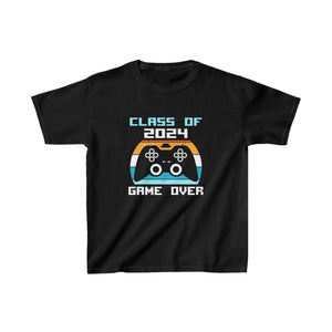 Senior 2024 Gaming Funny Class Of 2024 Tshirt 2024 Gamer Boys T Shirts