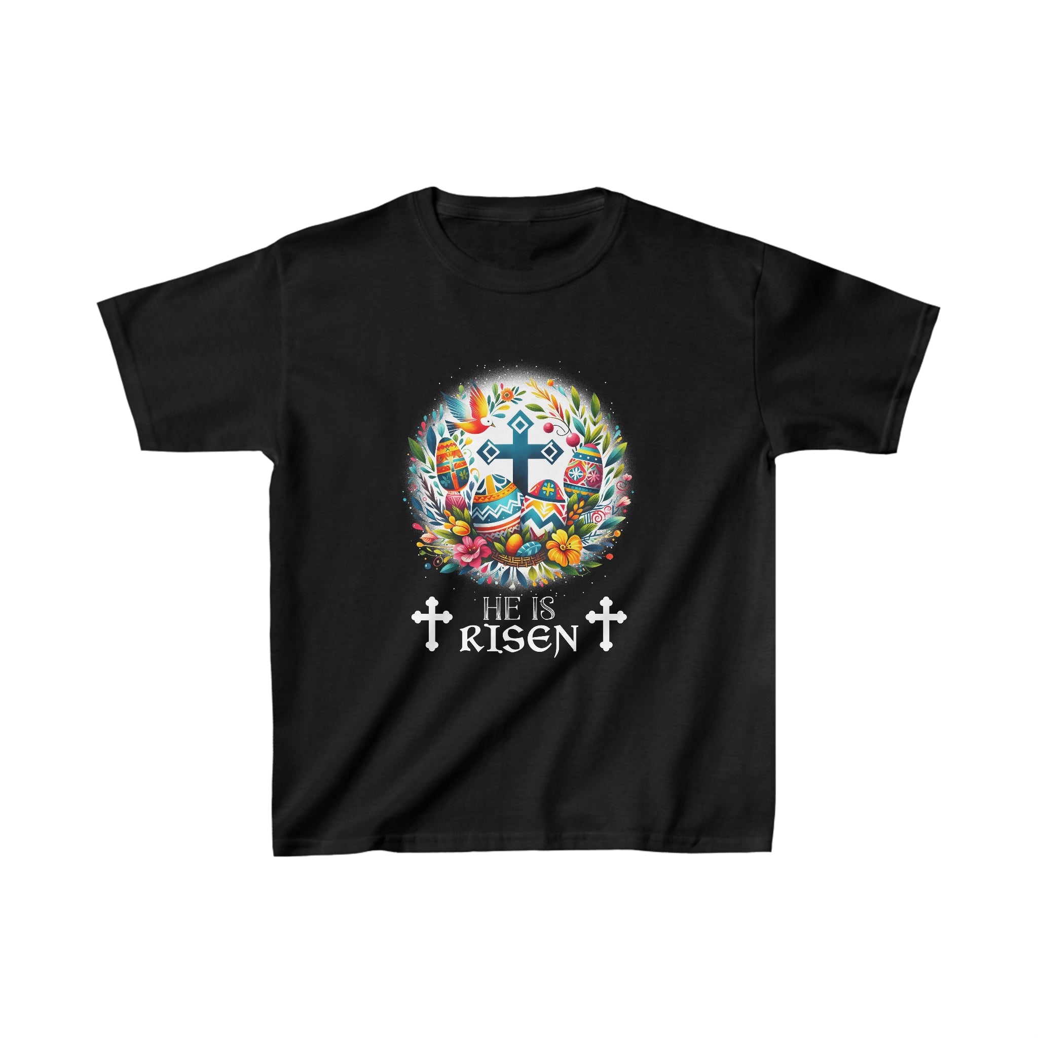 Christ is Risen Russian Greek Eastern Orthodox Pascha Easter Girls Shirts