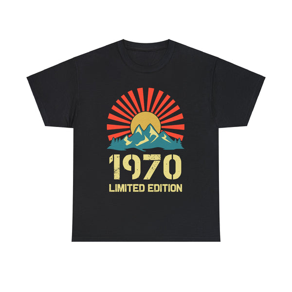 Vintage 1970 Limited Edition 1970 Birthday Shirts for Men Mens Tshirts for Men Big and Tall