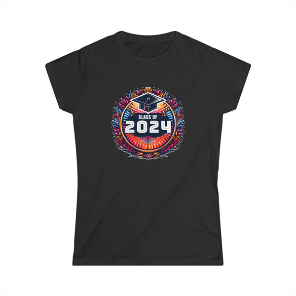 Class of 2024 Grow With Me Graduation 2024 Womens T Shirts