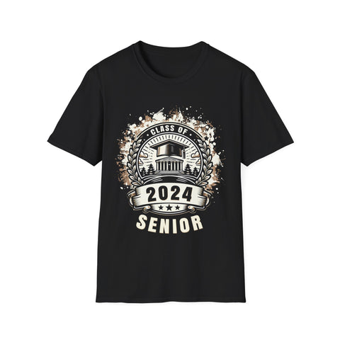 Senior 2024 Class of 2024 Back To School Teacher Students Mens T Shirt