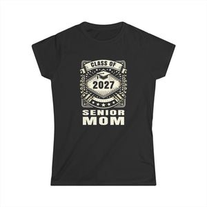 Senior 2027 Senior Mom Senior 2027 Parent Class of 2027 Shirts for Women